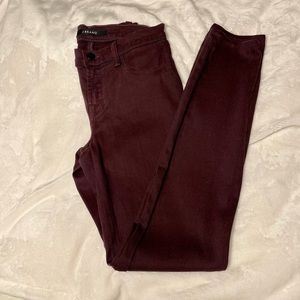 J Brand Jeggings - Eggplant Color - Size 27